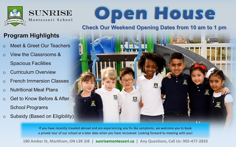 Sunrise Montessori Open House