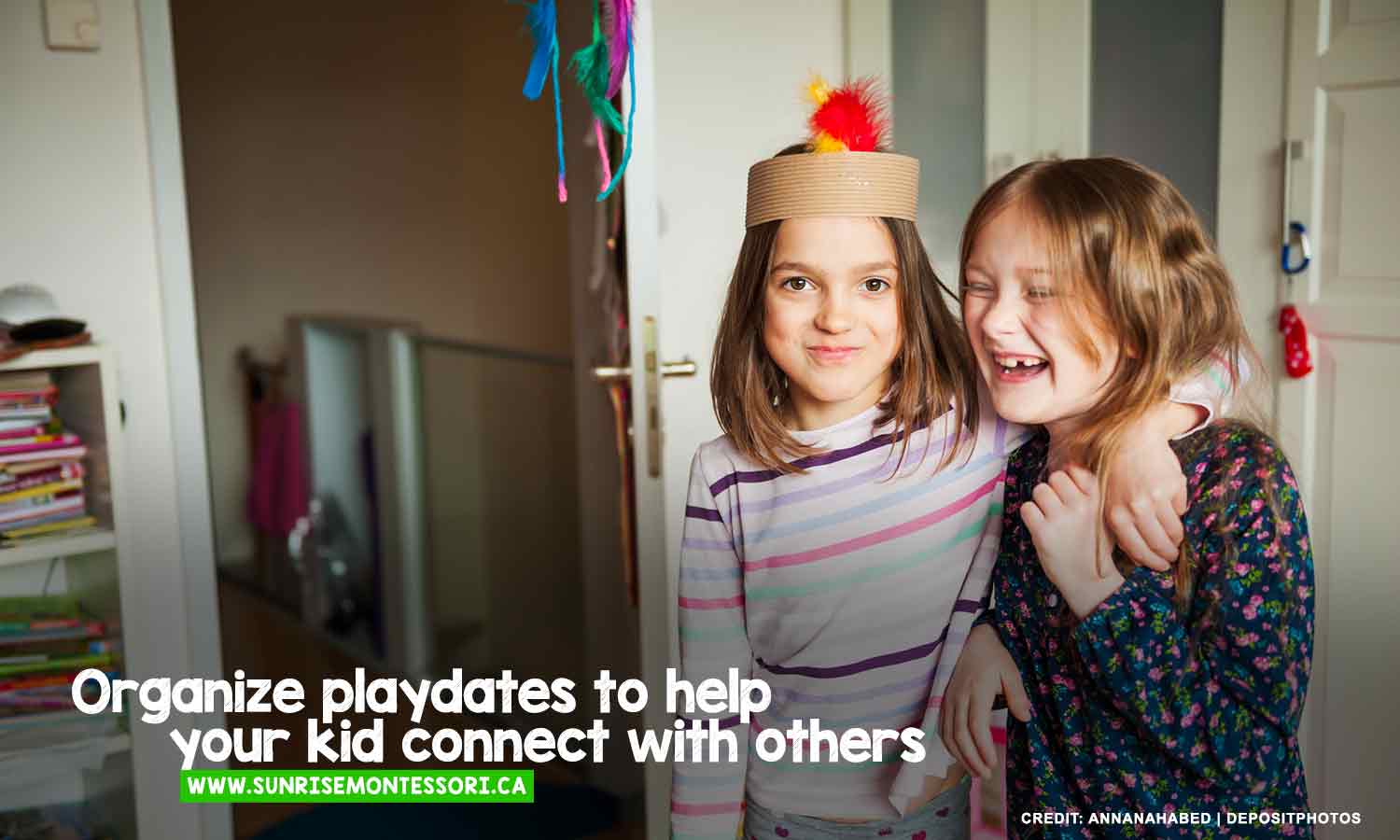 Organize playdates to help your kid connect with others