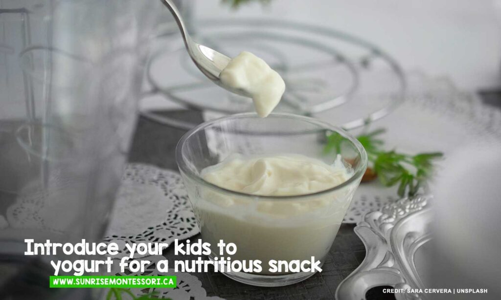 Introduce your kids to yogurt for a nutritious snack