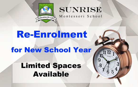 Re-enrolment Time Re-Enrolment for New School Year